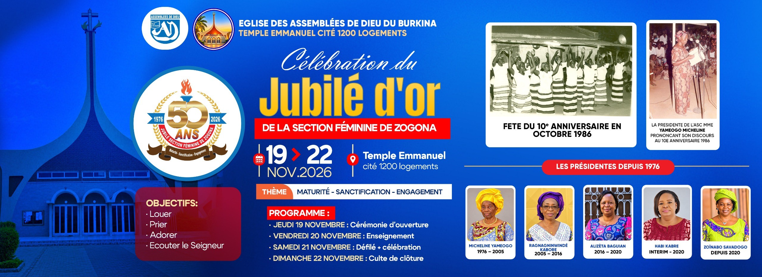 Célébration jubilé ASC Temple Emmanuel
